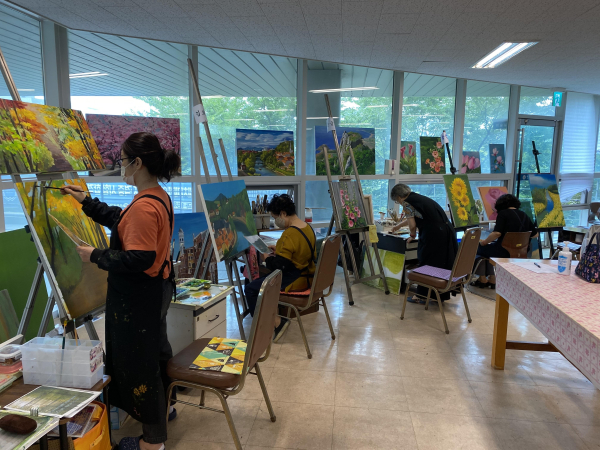 선문대학교 평생교육원 인기 강좌인 미술 과정 강좌