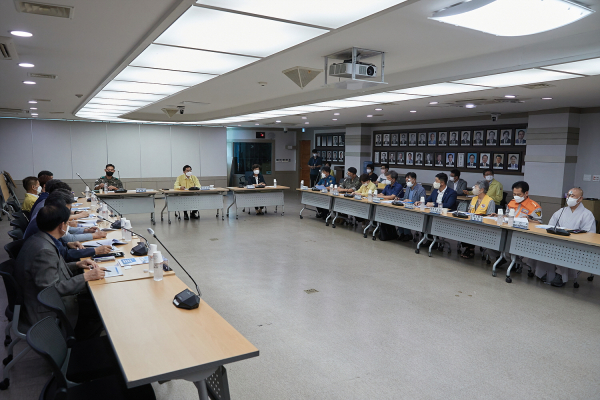 2022 을지연습 대비 통합방위협의회 개최 장면