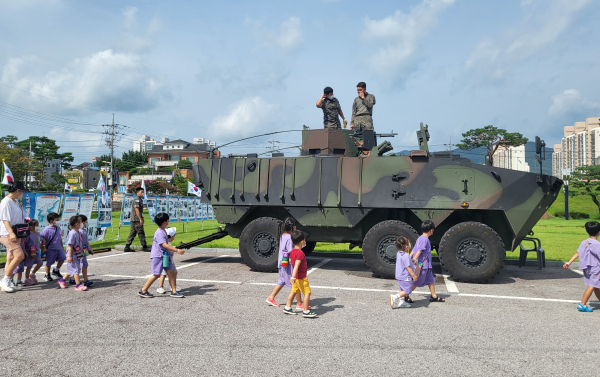 을지연습 기간 안보체험장 운영 모습