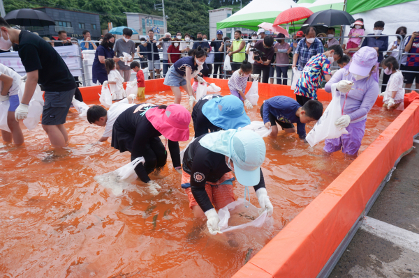 제20회 홍원항 자연산 전어·꽃게축제 모습