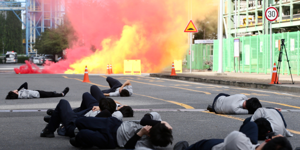 을지연습 실제훈련 모습