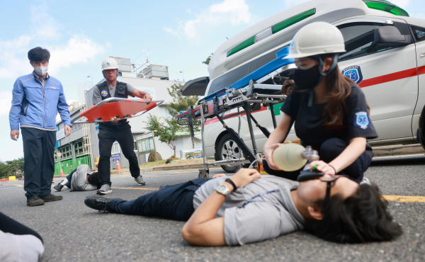 을지연습 실제훈련 모습