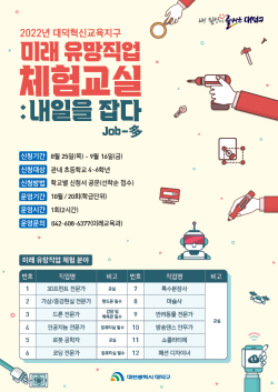 ‘미래 유망직업 체험교실 : 내일을 잡(Job-多)’