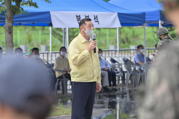 을지연습 실제훈련 실시 (최원철 시장 모습)