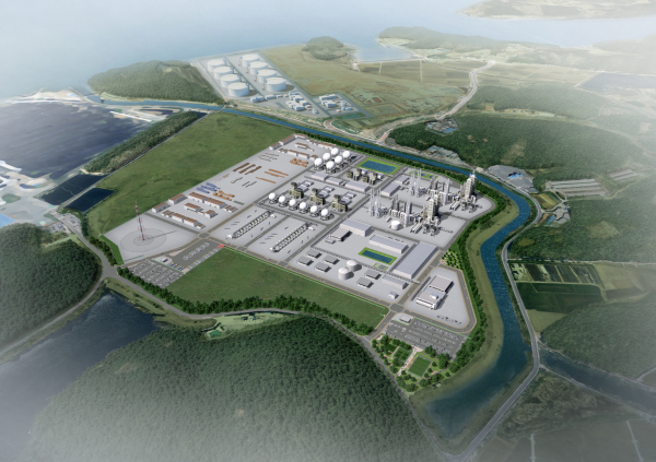 보령수소플랜트단지 조감도