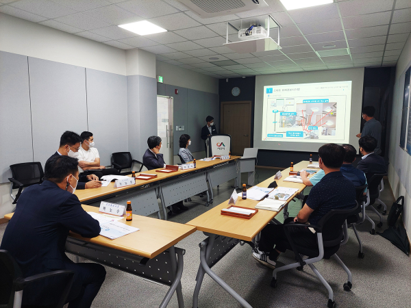 지난 29일 생활밀착형 도시재생 스마트기술 지원사업 완료보고회 사진