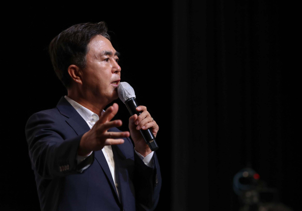 청양에 방문한 김태흠 충남도지사/충남도청 제공