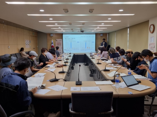 지난 5월 금산다락원에서 열린 2022년 금산두레 주민사업체 사업설명회