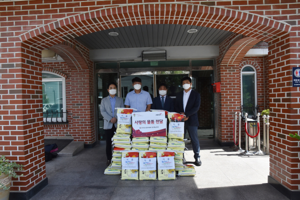 중문복지재단 추석맞이 위문 방문 모습