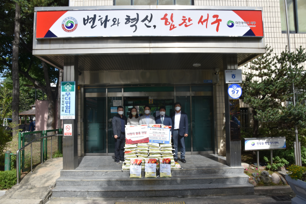 탄방동 행정복지센터 추석맞이 현장 방문 모습