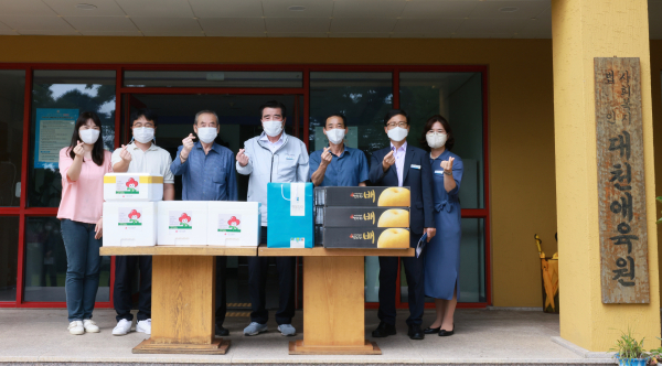 김동일 보령시장, 추석 명절 맞이 사회복지시설 위문 모습