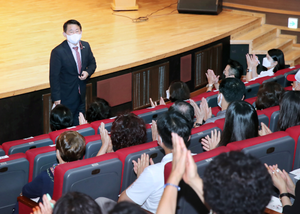 제5기 지역사회보장계획 주민공청회 장면