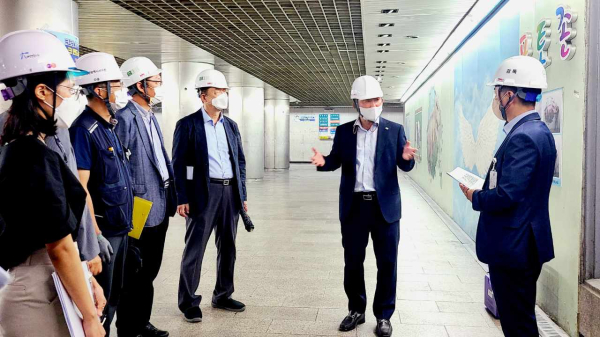 서철모 서구청장, 대덕지하보도 민·관 합동점검