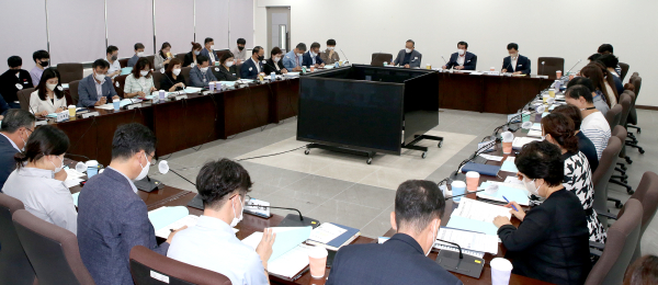 지방세 체납액 징수상황 보고회 사진