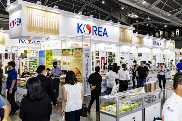 싱가포르 FHA 2022 한국관 전경