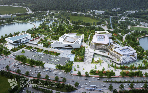 충남예술의전당 조감도.