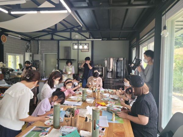 보령농촌체험농장 소셜 팜투어 진행 모습