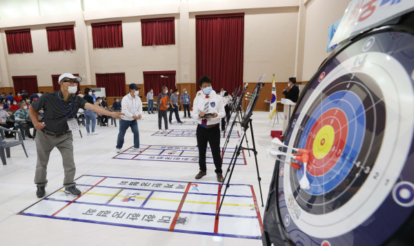 제1회 동구청장배 바둑·장기·한궁대회 모습