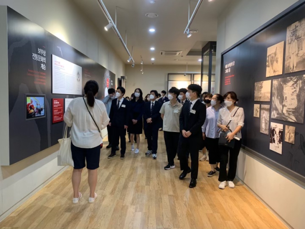 내포보부상촌 방문 모습