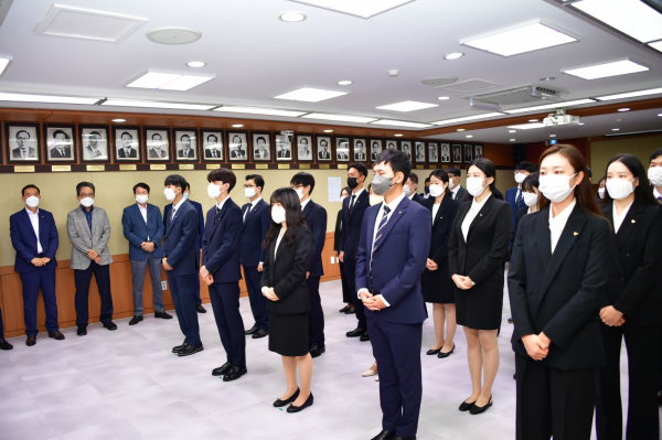 부여군 신규 공무원 임용식