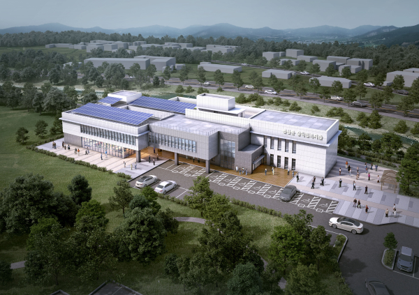 금산군 장애인 복지관 조감도