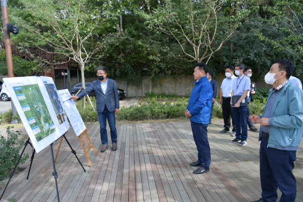 최재구 예산군수, 주요사업 현장 방문 모습