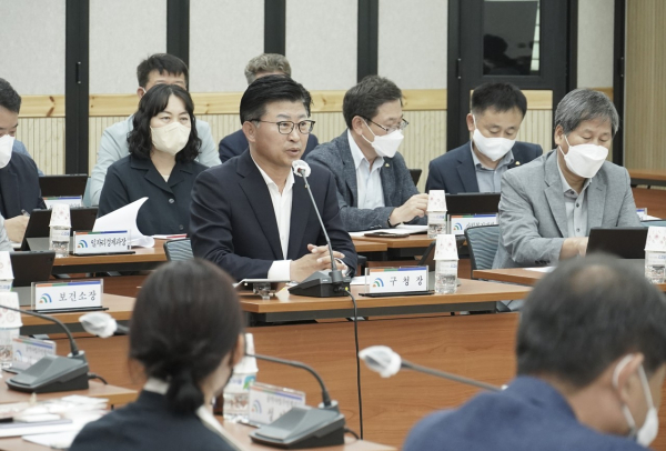 대덕구, 민선8기 구청장 공약사업 주민평가단 토론회 개최 모습