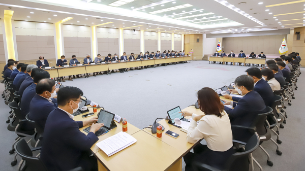 26일 시청 대회의실 안전대전환 집중안전점검 추진상황 4차보고회 개최 모습