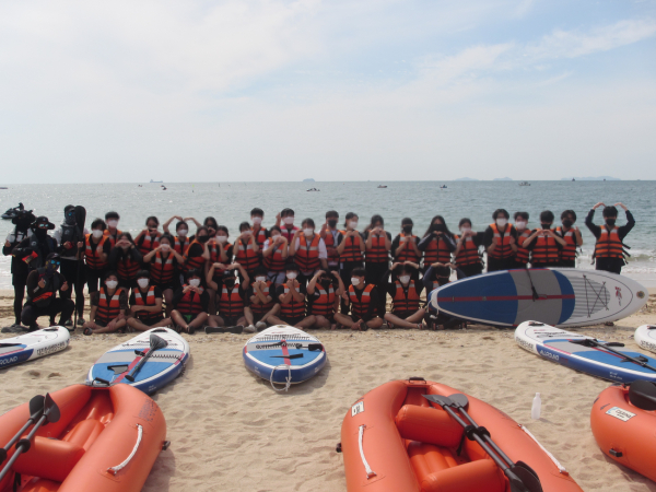 지난 23일 대전 관내 중․고등학교 대상 2022년도 ‘글로컬 리더십 캠프’ 실시 모습