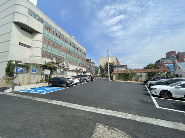 태성빌딩 뒤 주차장 모습