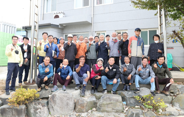 가세로 군수 가의도 방문 모습