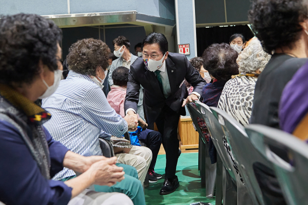 제26회 노인의 날 기념행사 진행 장면