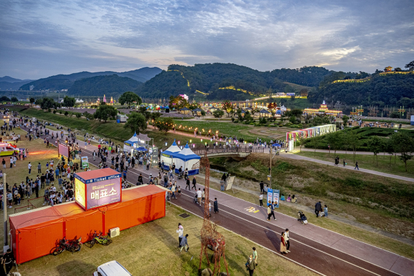 백제문화제 야경