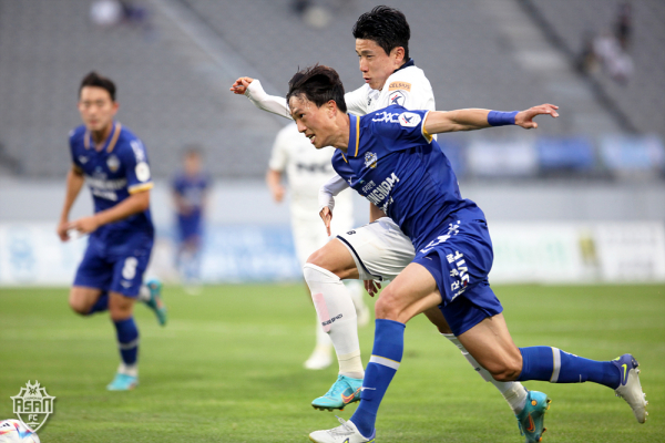 충남아산FC 경기모습