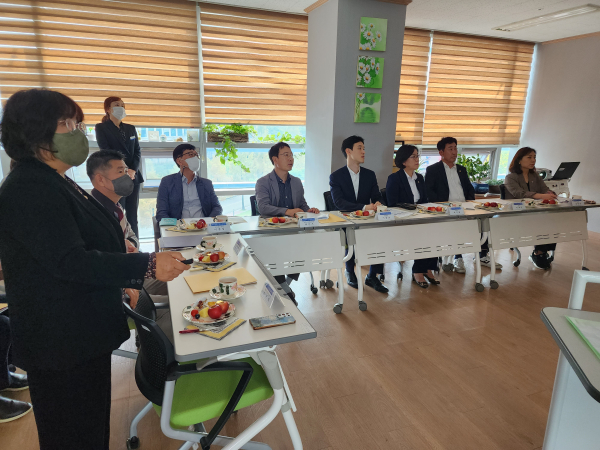 대전광역시교육위원회, 에듀힐링센터 방문 모습