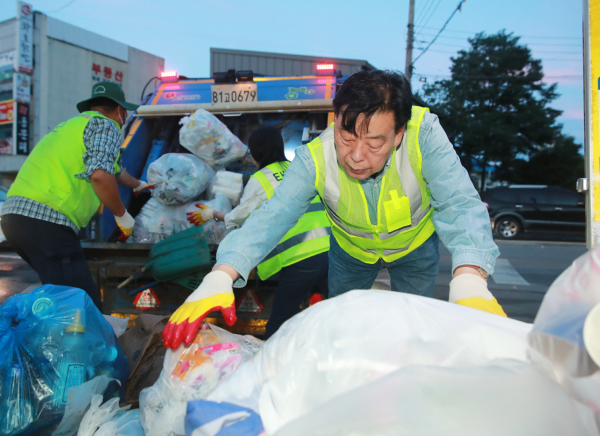 가세로 군수 취임 100일(환경미화 220701)