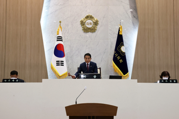 제97회 제1차 정례회 2차 본회의 개회 모습