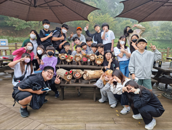 산림교육 프로그램 진행 사진