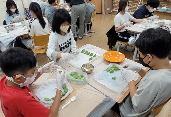 대전대신초 송편 만들기