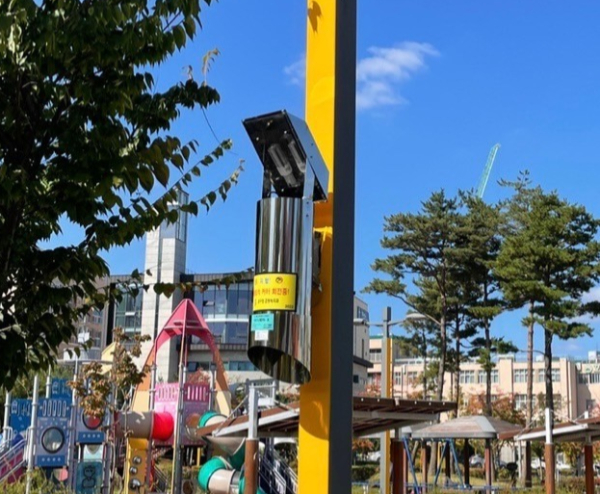 포충기 설치 모습