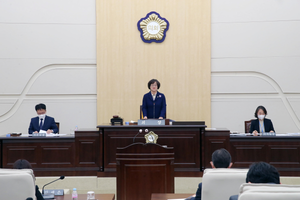 제267회 임시회 개회 사진