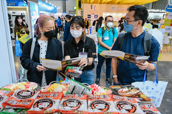 방콕 프랜차이즈 박람회 한국관 현장 상담