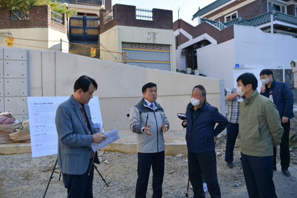 주요사업 현장 방문 모습