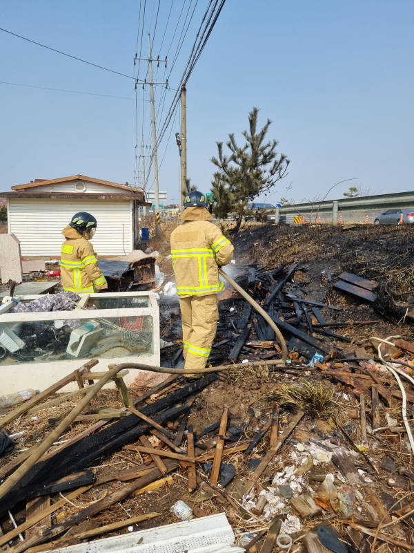 서산소방서, 농작물·쓰레기 소각 금지 당부