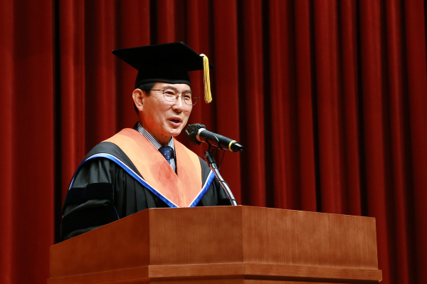 4일 서산시 농업기술센터 농업인교육관에서 열린 제15기 서산시농업인대학 수료식 모습