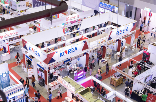 호치민 프랜차이즈 박람회 한국관 현장상담