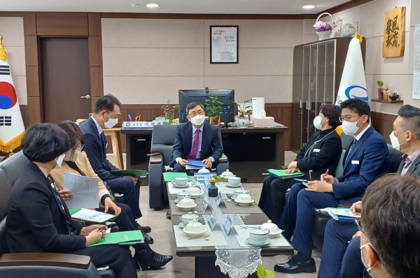 학교지원센터 운영 활성화를 위한 부교육감과 함게하는 간담회