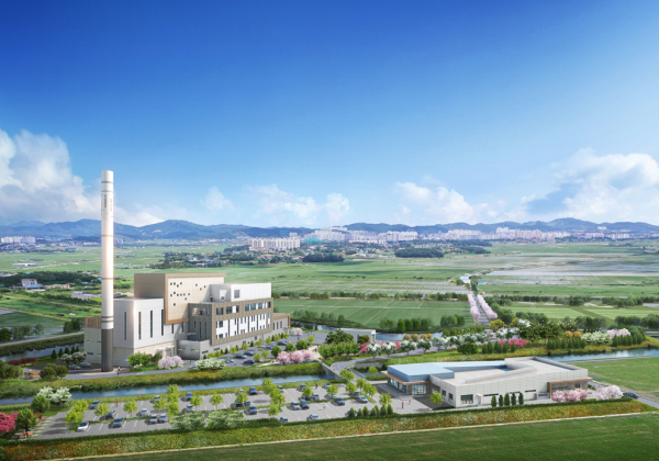 양대동 생활폐기물 소각시설 조감도