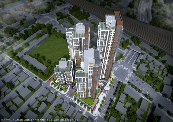 e편한세상 대전역 센텀비스타 조감도