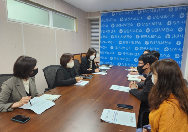 당진시립의료원 설립 시민운동본부와의 간담회 사진